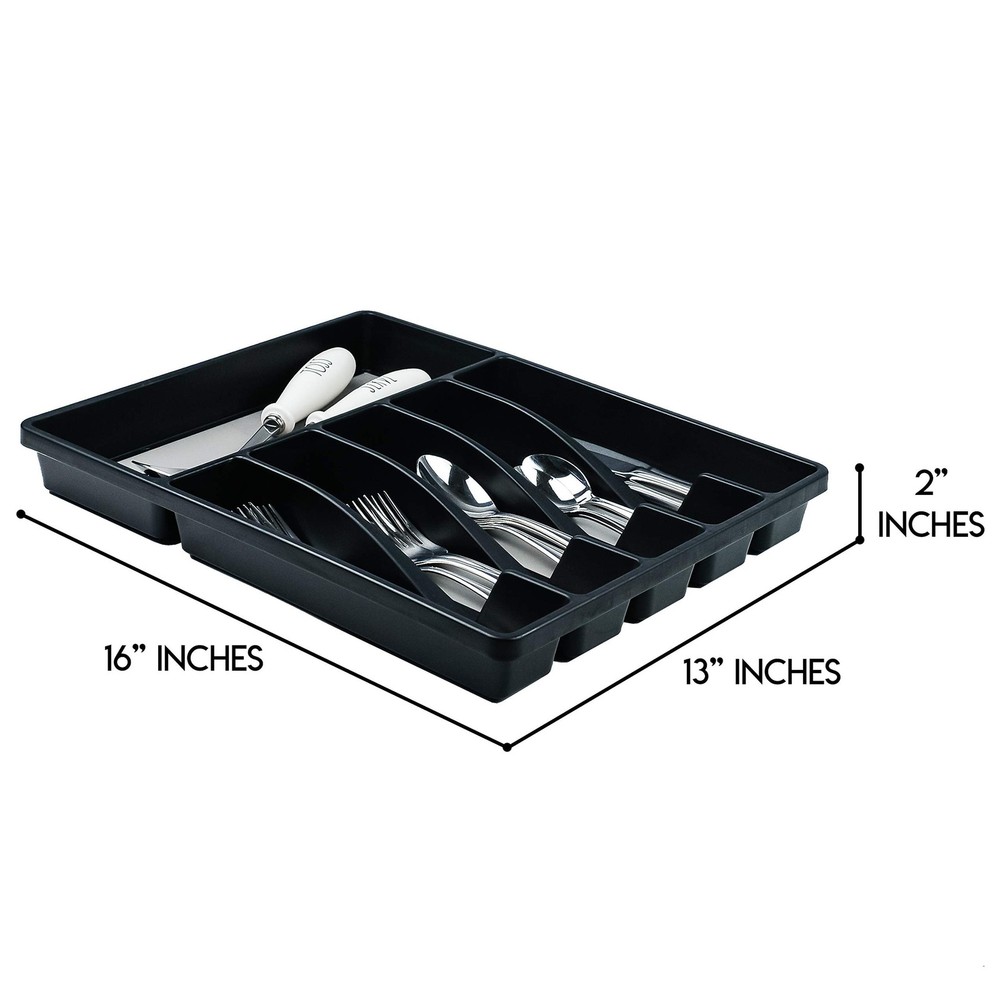 Galashield Silverware Organizer for Kitchen Drawers Flatware Utensils and Cut...
