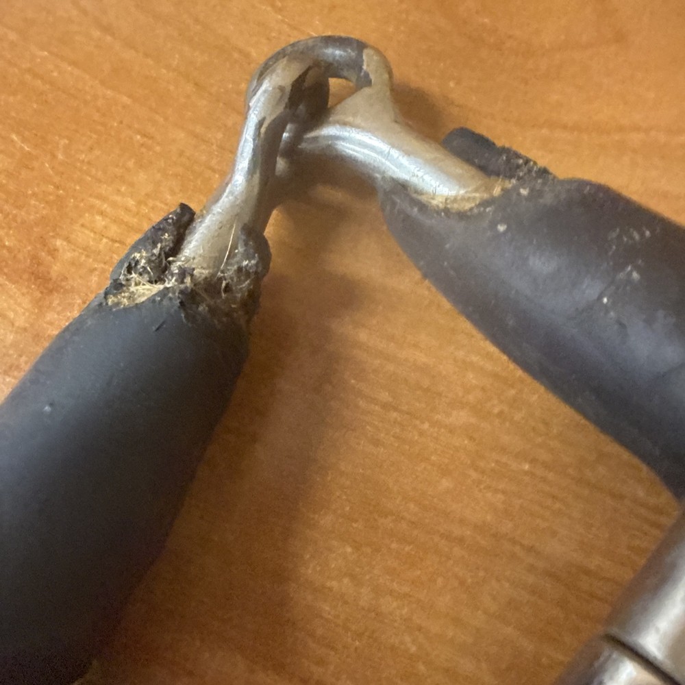 D Ring Single Joint Snaffle Rubber Mouth 5.5”