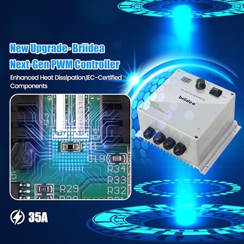 PWM Controller (2nd Generation), 12V-24V DC Motor Speed Controller with 35A