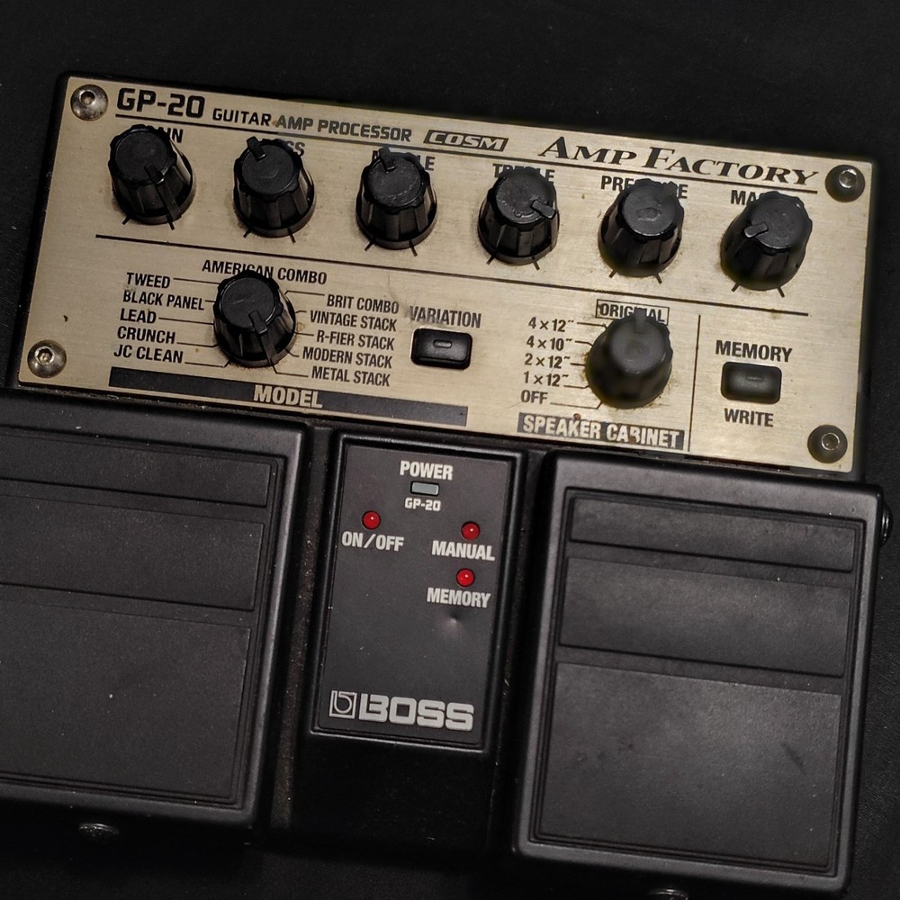 Boss GP-20 Digital Amp Processor Multi-Effects Pedal for Electric Guitar