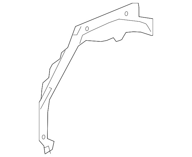 Genuine GM Passenger Side Quarter Inner Panel 42551976