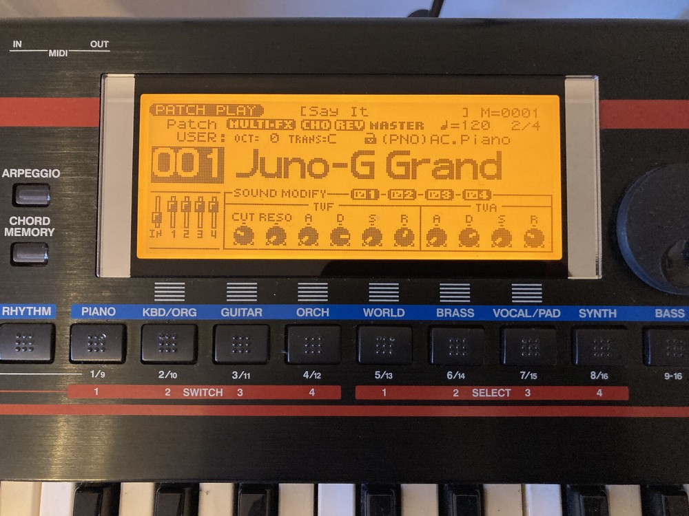Roland Juno-G Juno g replacement screen LCD display NEW