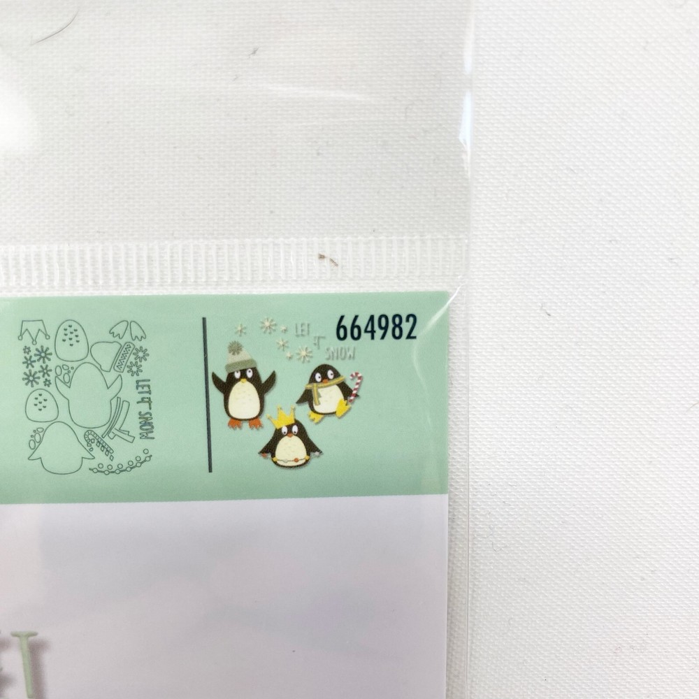 Sizzix Thinlits Penguin Pals Cutting Dies Christmas Holiday 664982 NEW