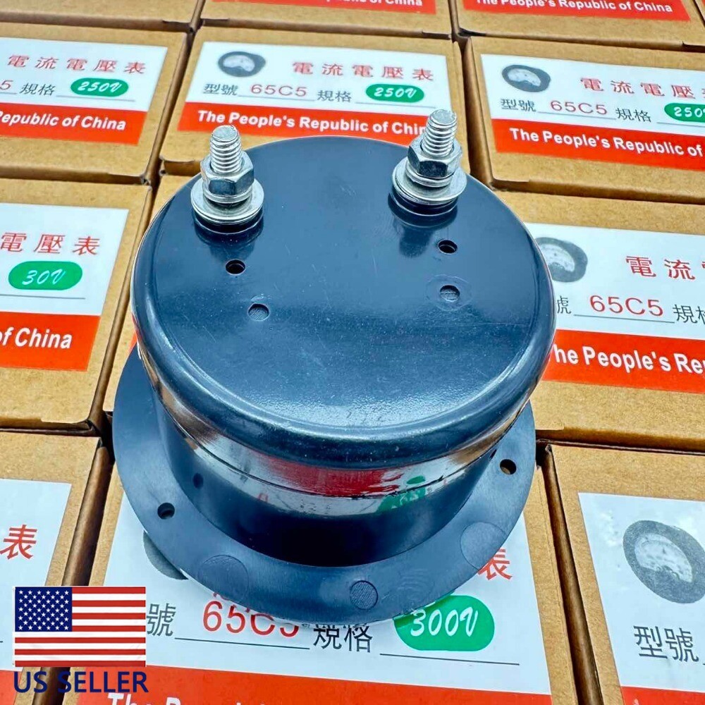 1PC DC 0 ~ 300V Round Analog Volt Pointer Needle Panel Meter Voltmeter