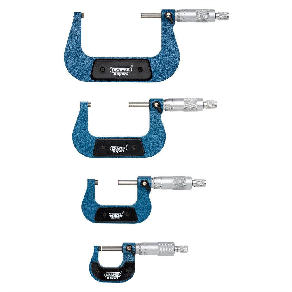 Draper 46607 Metric External Micrometer Set 4 Piece