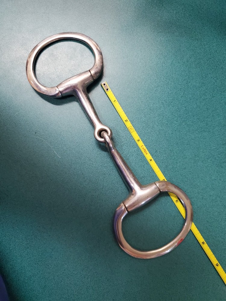 Eggbutt SNAFFLE BIT, 4.75" stainless MOUTH