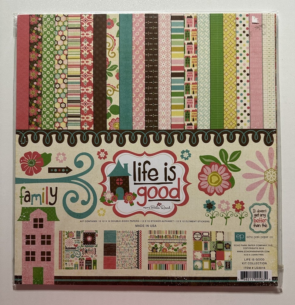 Echo Park 12 x 12 Paper Pack Multiple Variations Available-You Choose