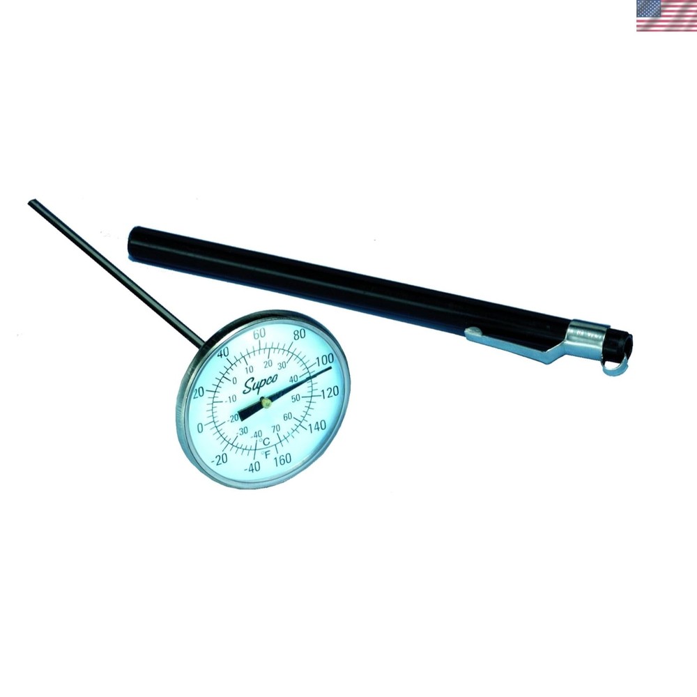 High-Precision 1-3/4" Dial Thermometer - Recalibration for Optimal Performance