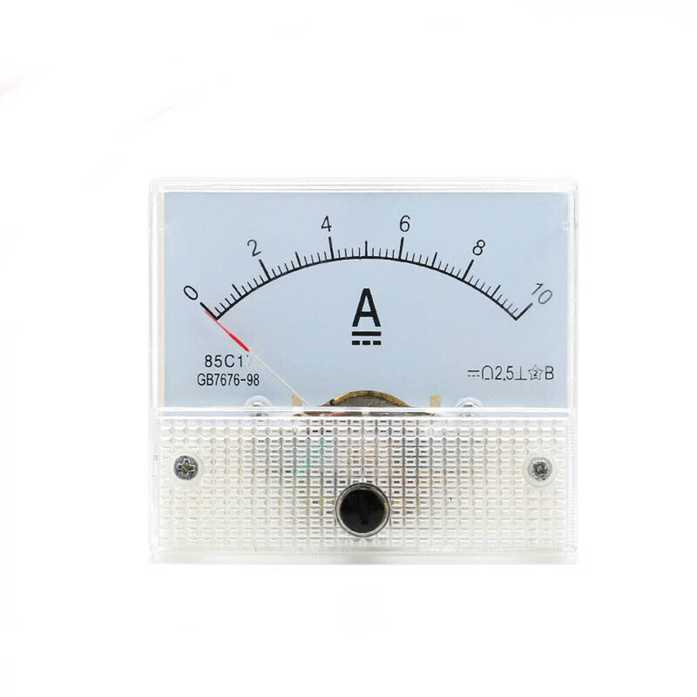 Analog Amp Panel Meter 2-30A 10-50V DC Ammeter Current Voltmeter Voltage 85C1
