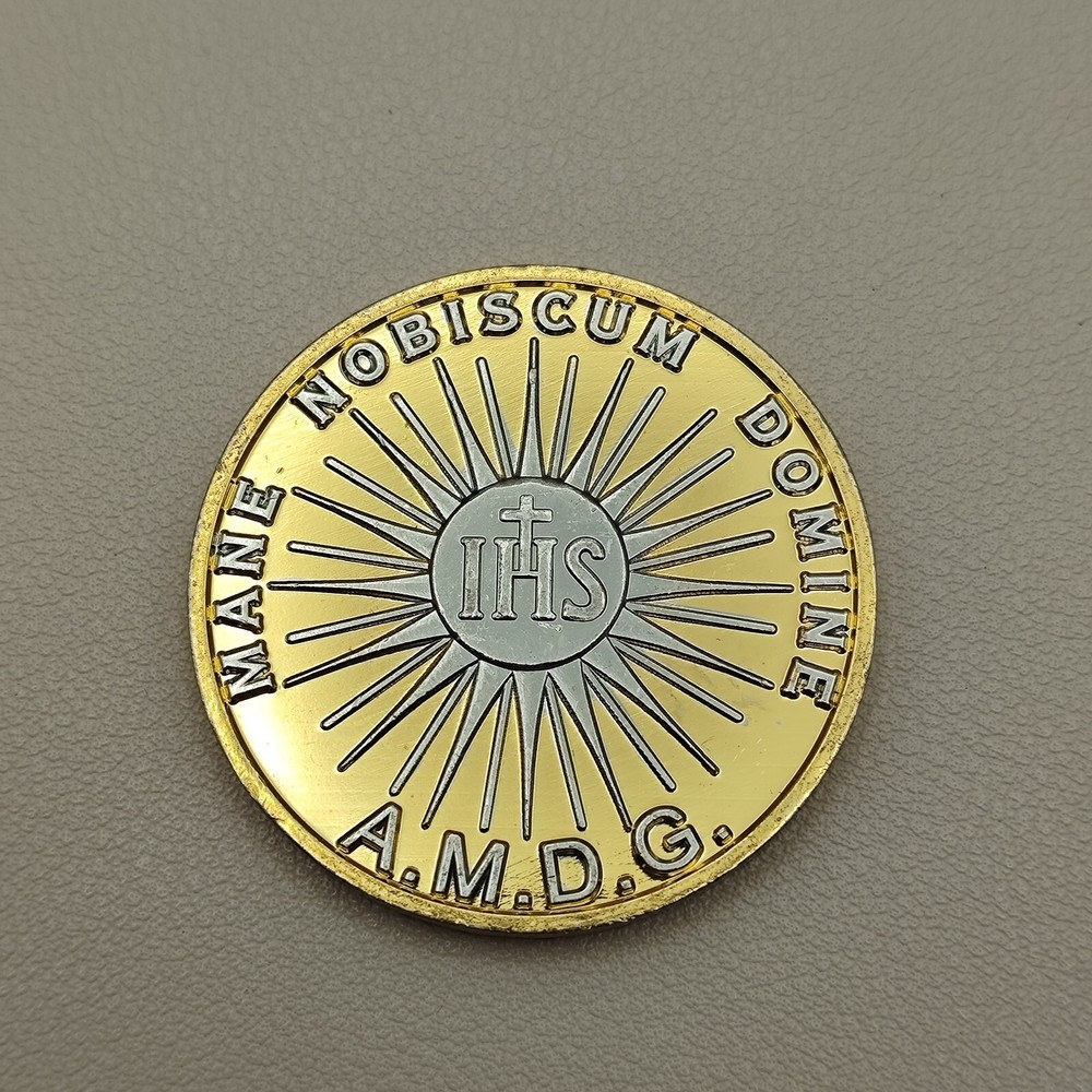 Mane Nobiscum Domine Challenge Coin