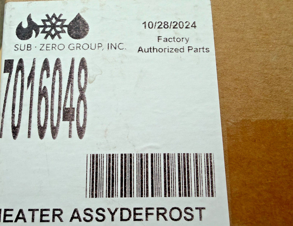 Sub-Zero Refrigerator Heater Element 7016048 OEM Genuine New