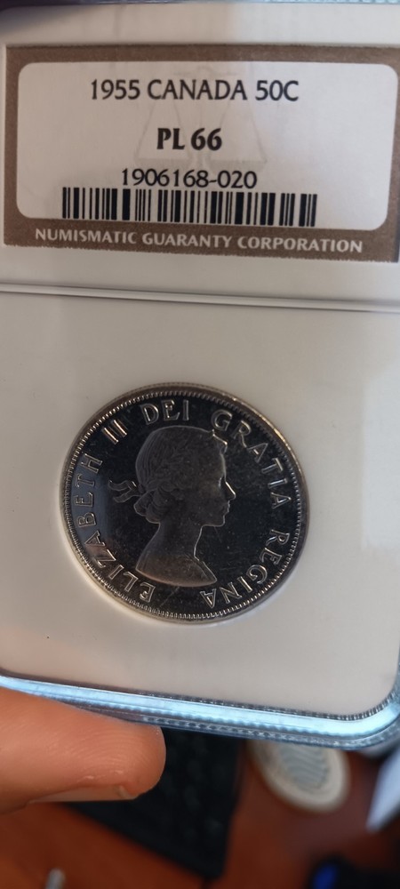 1955 Canada 50c PL 66