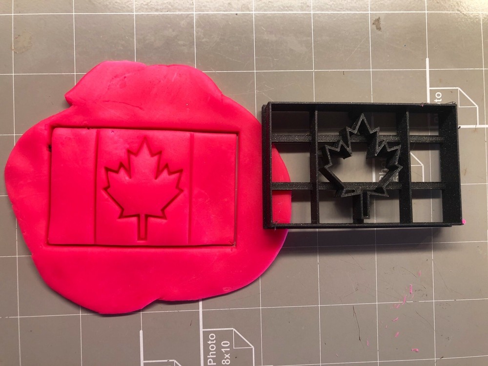 Canadian Flag Cookie Cutter