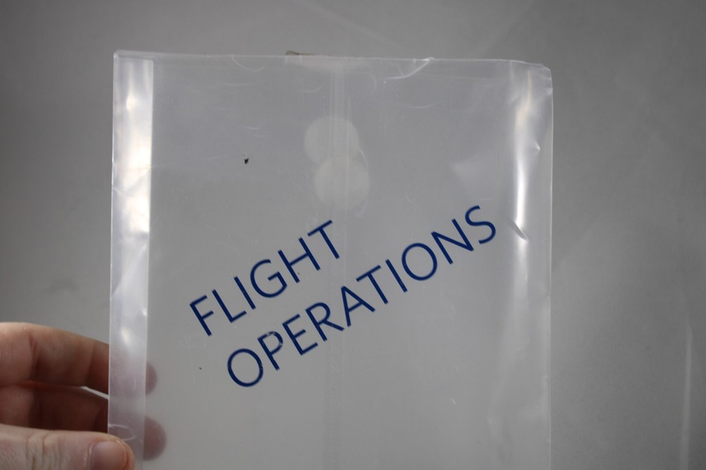 Delta Airlines - Flight Operations Bag - Storage - Hook Loop Folder