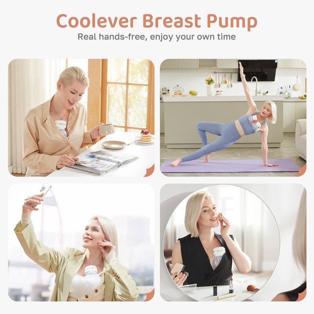 2 WEARABLE BATTERY POWERED BREAST PUMPS - HANDS FREE