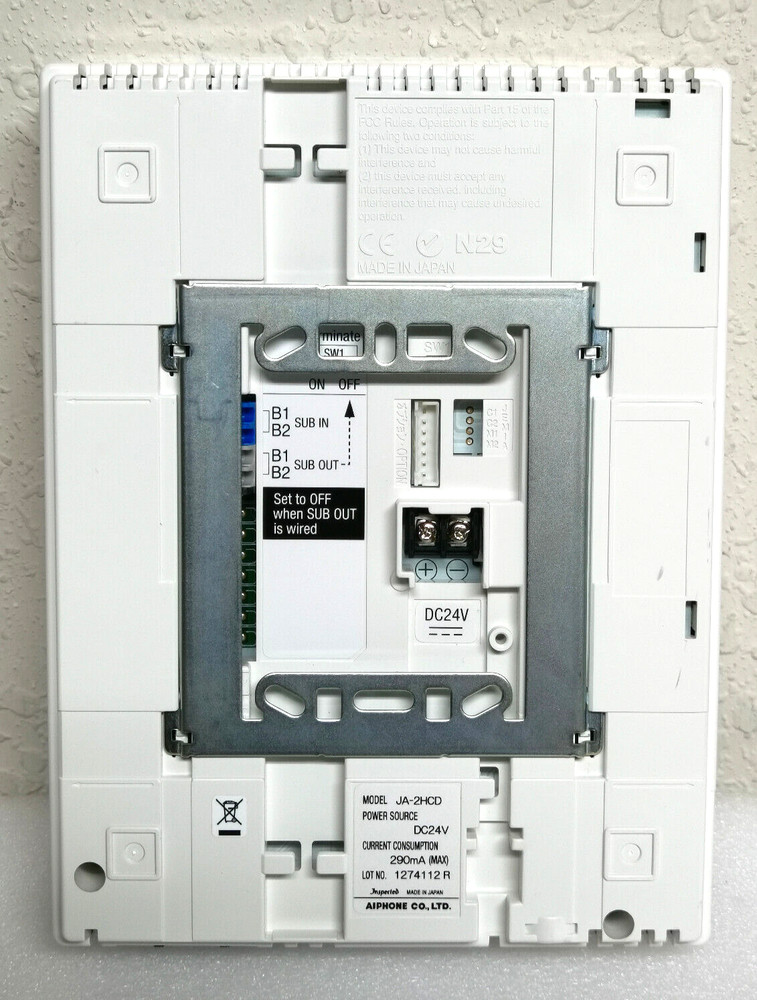 Aiphone JA-2HCD Video Door Phone Intercom