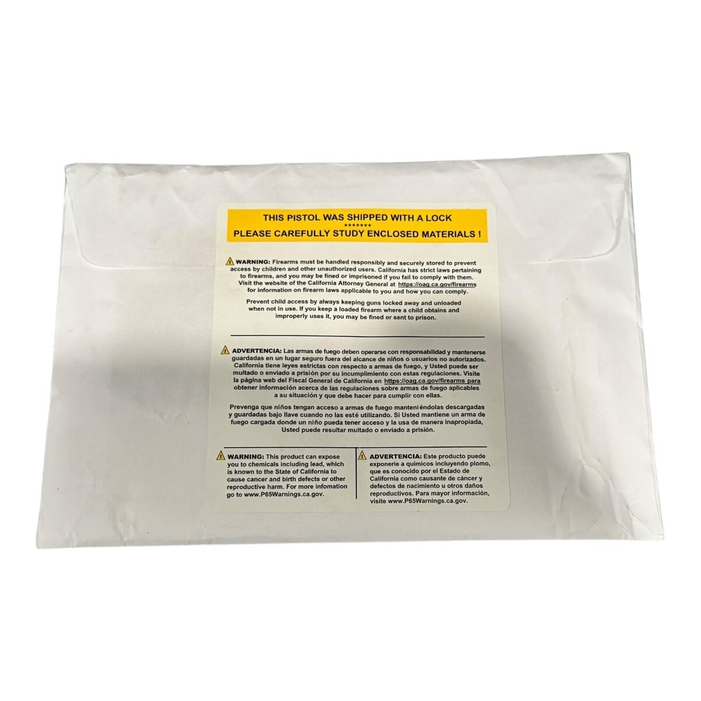 Glock Important Safeguards Owners Instruction Manual Packet Unopened
