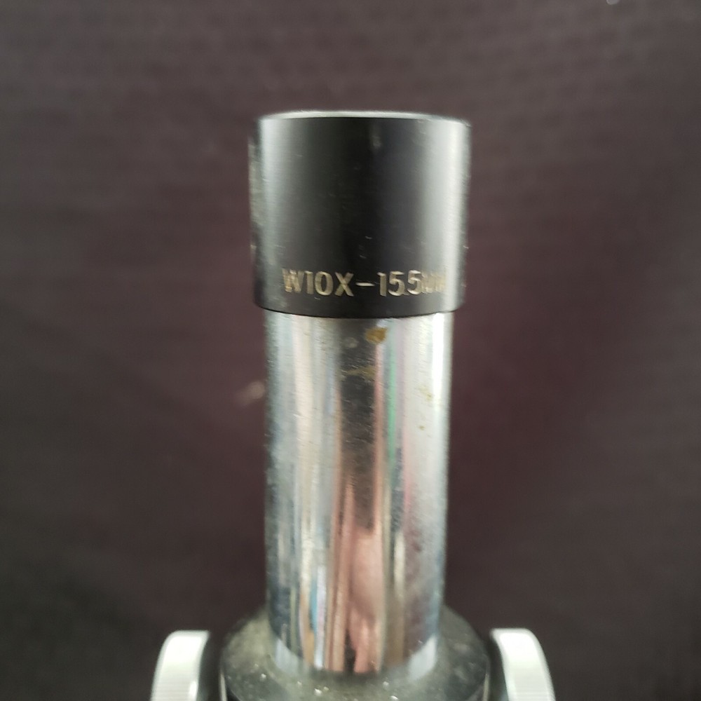 Vintage Original Graf Apsco Slide Microscope With Light