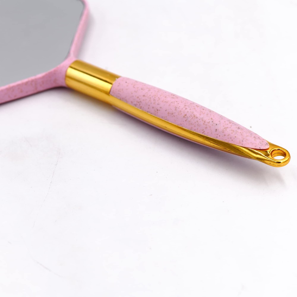 Handheld Mirror with Handle，Barber Hairdressing Handheld Mirrorfor for Sa