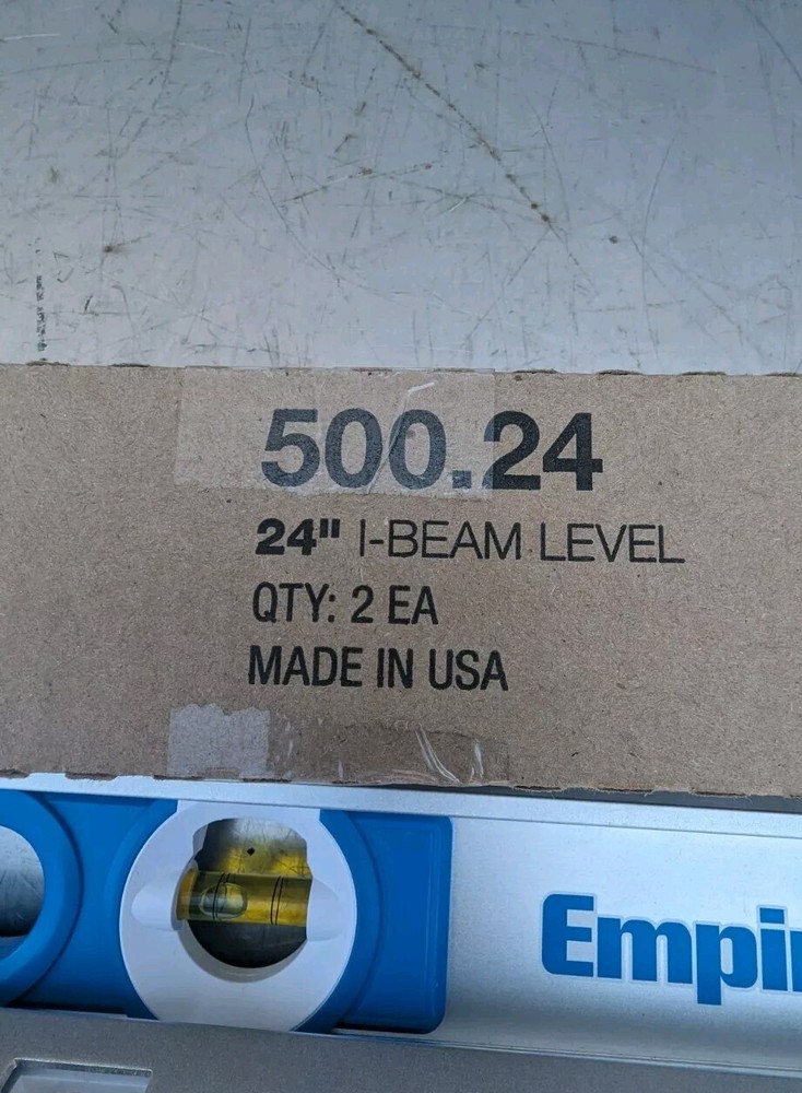 2 ~ 24" Empire UltraView LED Magnetic Box Level Blue