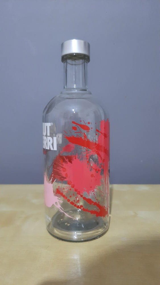 ABSOLUT VODKA RASPBERRY 700ml EMPTY BOTTLE MUST for COLLECTORS