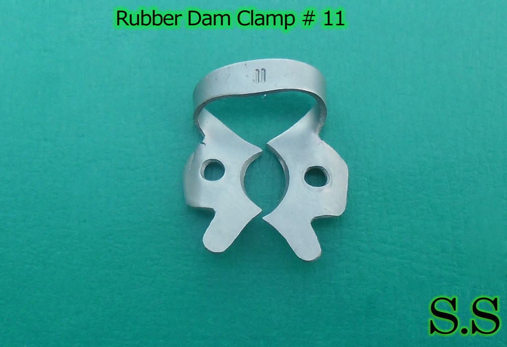12 Endodontic Rubber Dam Clamp # 11