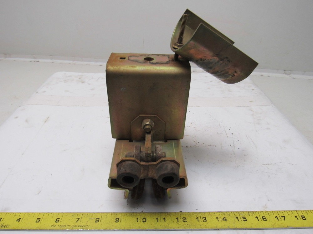 Bridge Crane C-Track Flat Cable Festoon Single Saddle Trolley 8"
