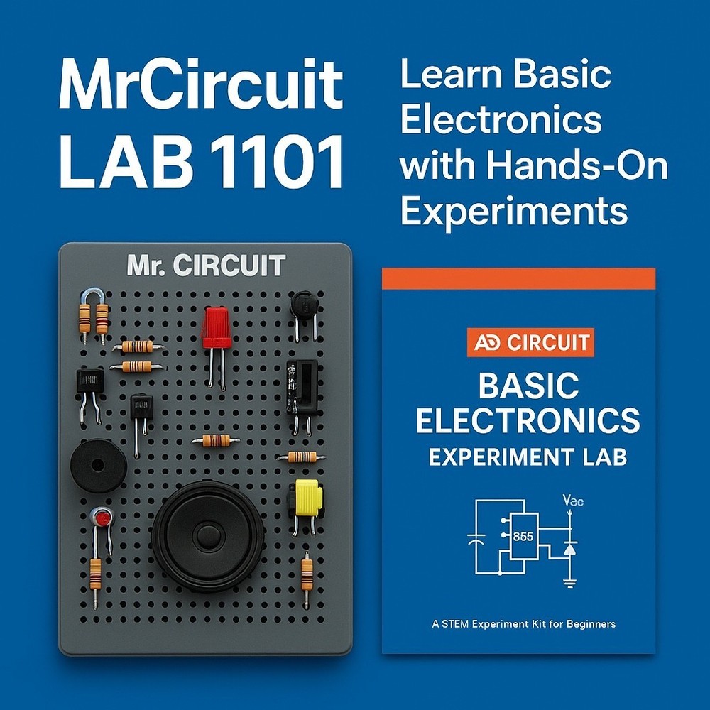 1101-FS Basic Electronics Mr Circuit Lab for future Technicians etc. FREE SHIP