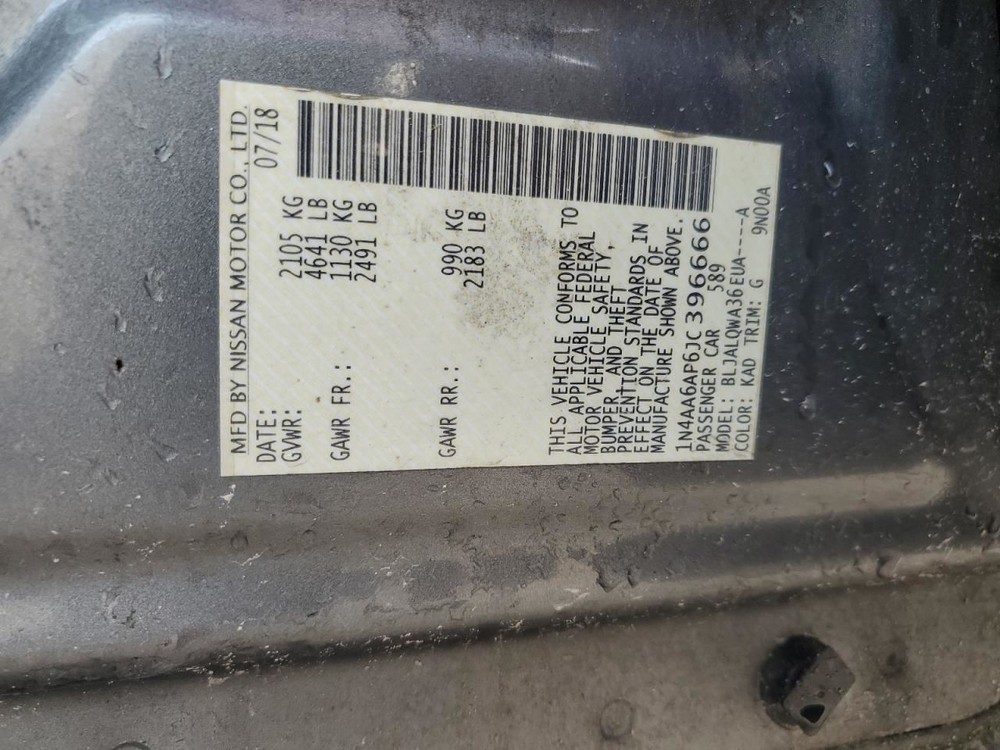 Console Front Floor Fits 16-18 MAXIMA 4644003