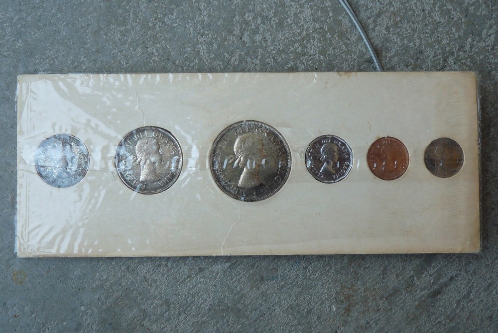 1953 original Canada RCM silver coin set