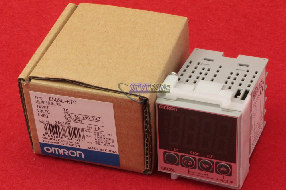 NEW One Omron Temperature Controller E5CSL-RTC E5CSLRTC 100-240V