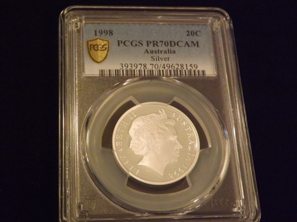 1998   20 C     Australia         PCGS  PR 70