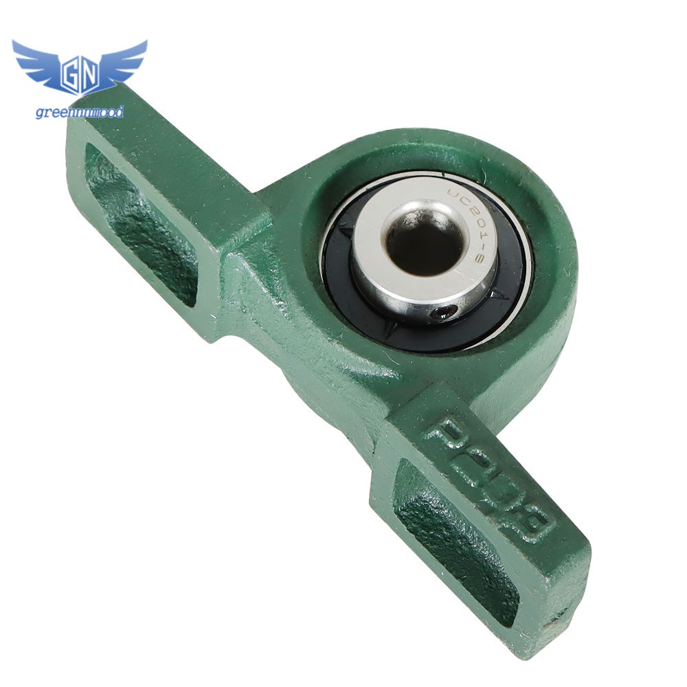 4 Piece UCP201-8 Solid Base Pillow Block Bearing 1/2" Bore Self Aligning 2 Bolt