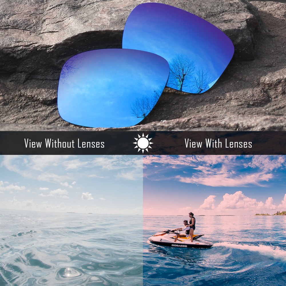 Anti Scratch Polarized Replacement Lenses for-Costa Del Mar Cheeca-Options