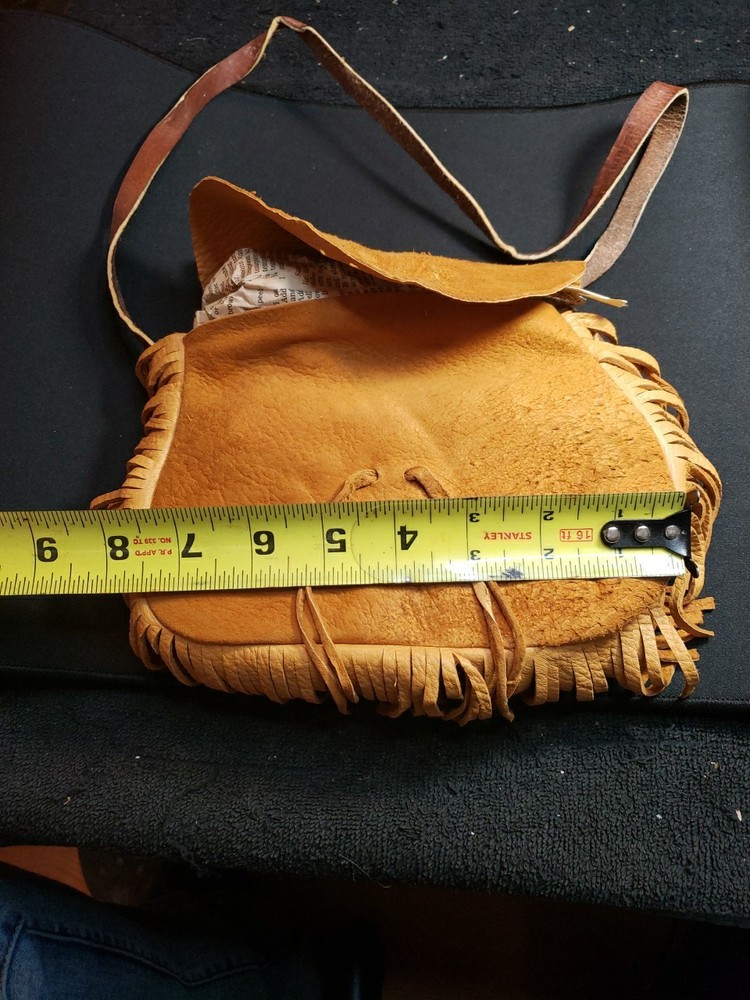 BLACK POWDER MUZZLELOADER BAG ACCESSORIES POSSIBLE BAG Soft SUEDE LEATHER