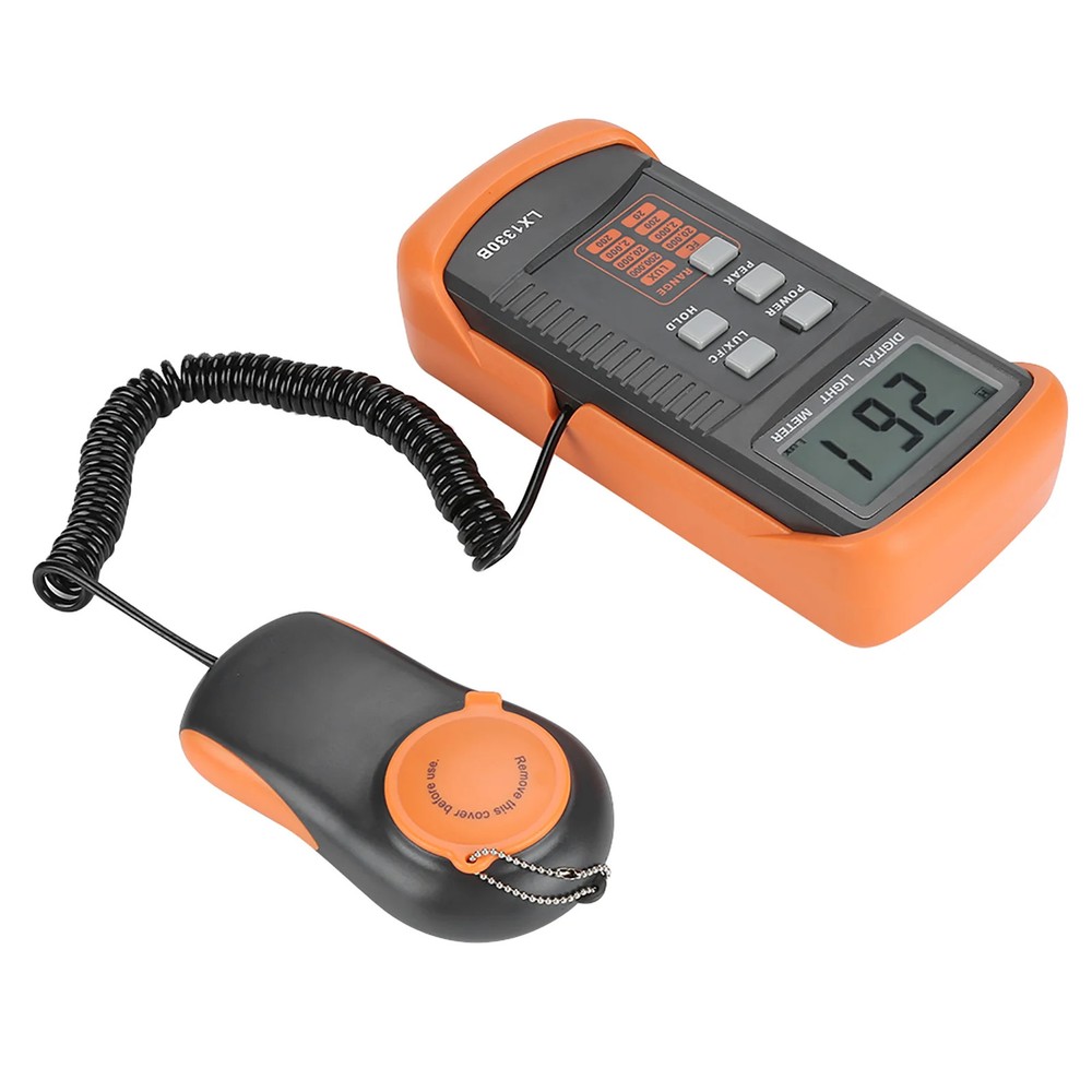 Digital Luxmeter LCD Display Light Meter 0-200,000 Lux Testing Illuminometer