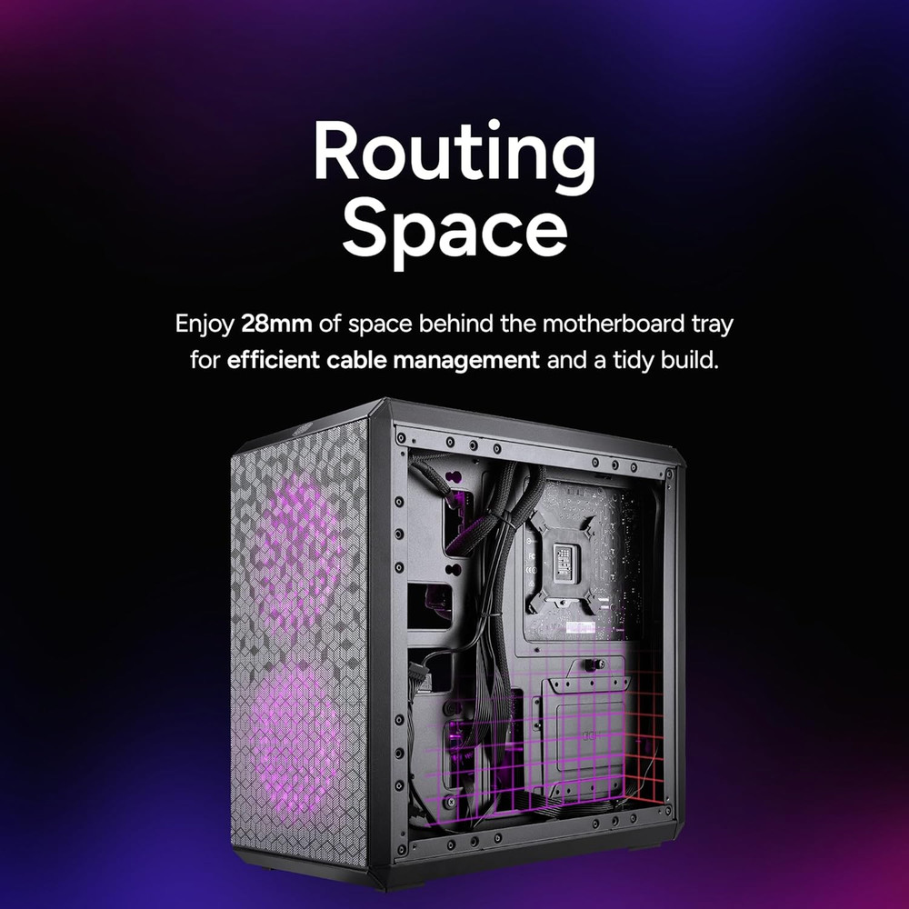 Masterbox Q300L Micro-Atx PC Case – Compact Matx Computer Case with Magnetic Dus