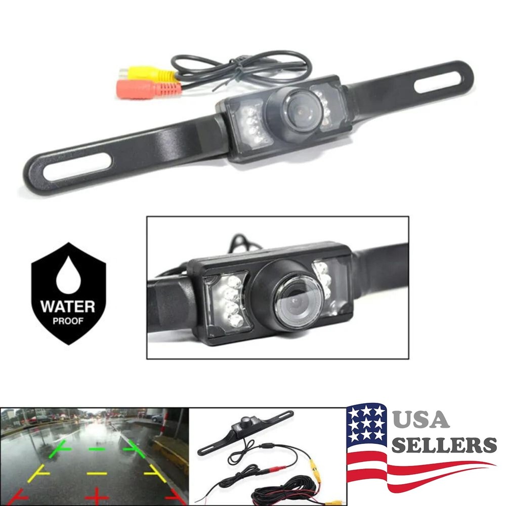 Rear View Camera Backup License Plate for BOSS BVCP9700A, Night Vision Camera