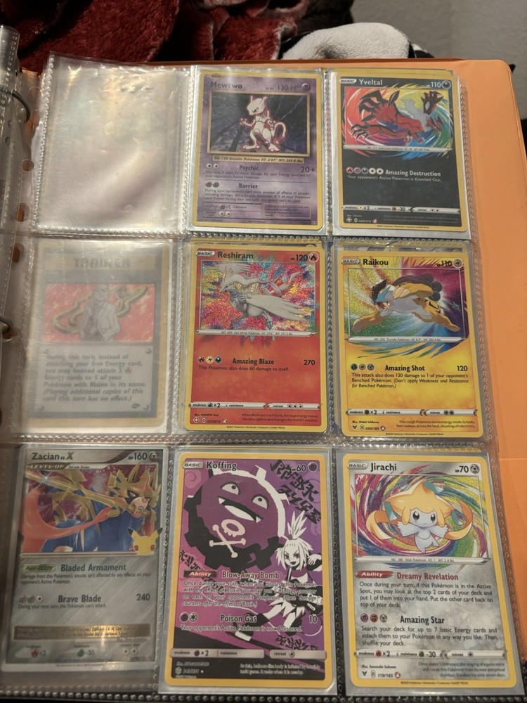 Pokemon Cards In Binder