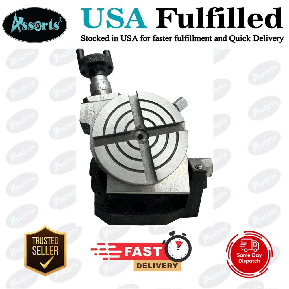 Rotary Table (3" Tilting 4 Slots (75 mm))