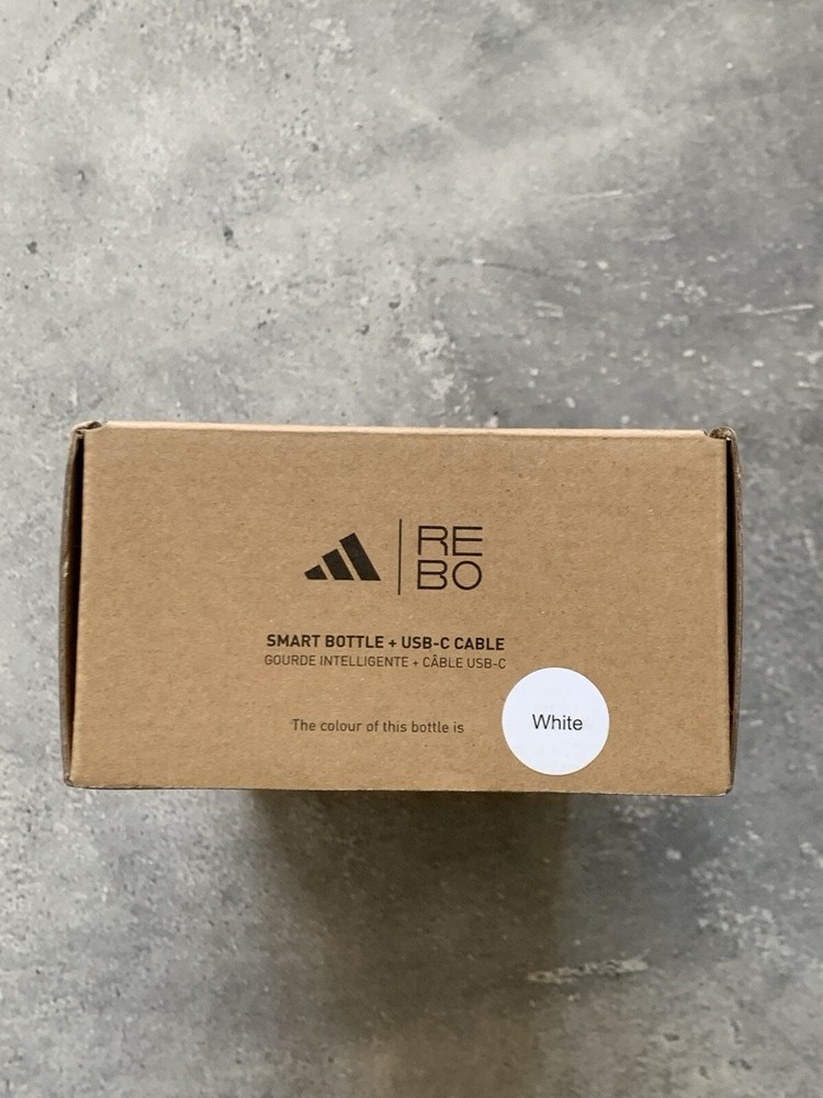 ADIDAS x REBO SMART BOTTLE BLUETOOTH POWERED PERSONAL HYDRATION COACH