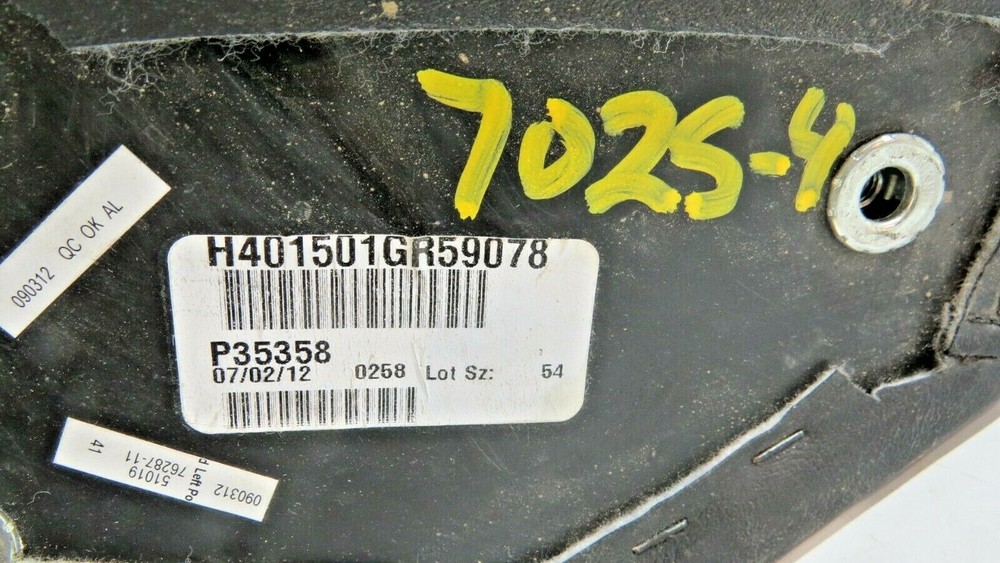 2012 HARLEY DAVIDSON ULTRA, FRONT LH LEFT SPEAKER HOUSING (OPS7025-4)