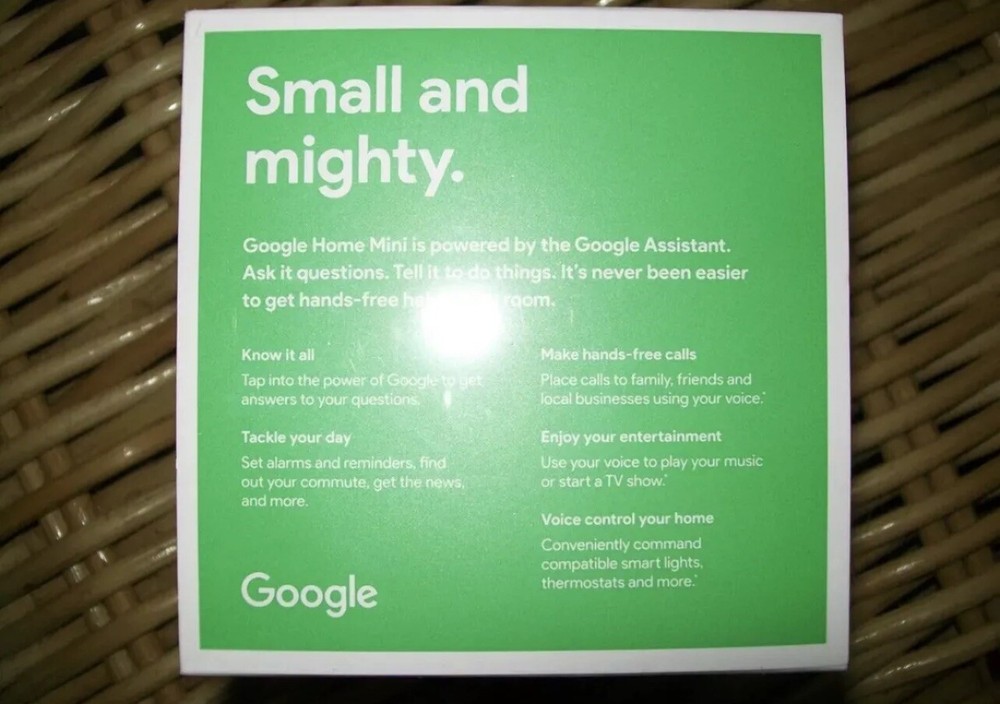 Google Home Mini Smart Assistant - Charcoal (GA00216-US)