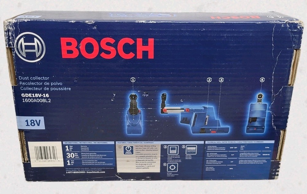 Bosch GDE18V-16 SDS-plus Dust Collection Attachment