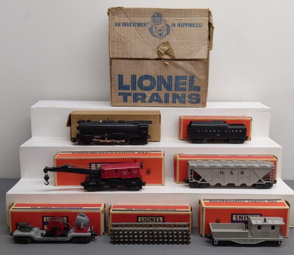 Lionel 2277WS Vintage O 665 Work Train Set/Box