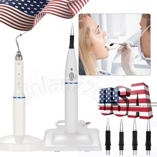 Dental Obturation Pen ENDO Heated System+Gutta Percha Points /Teeth Gum Gutter