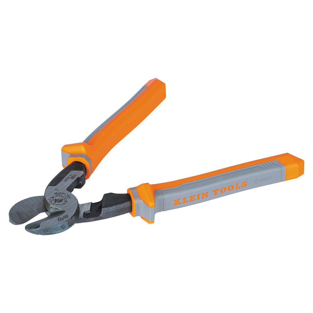 Klein Tools 63225RINS Cable Cutter, Insulated, High-Leverage, 9-Inch