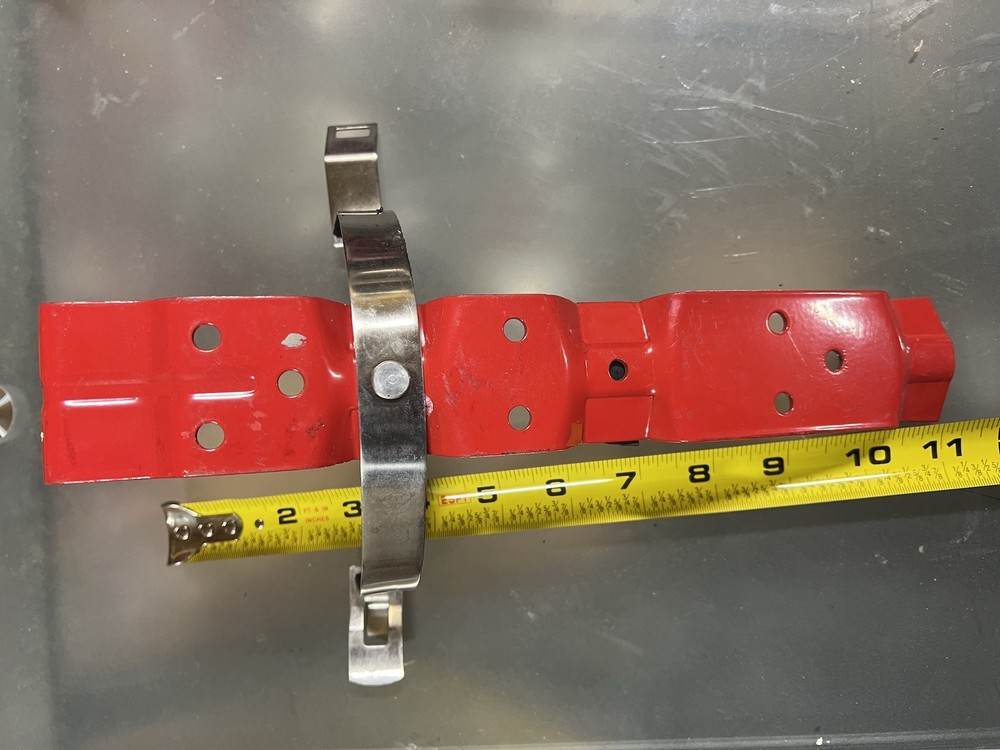 Very Solid Metal Red Fire Extinguisher Bracket Mount 11"