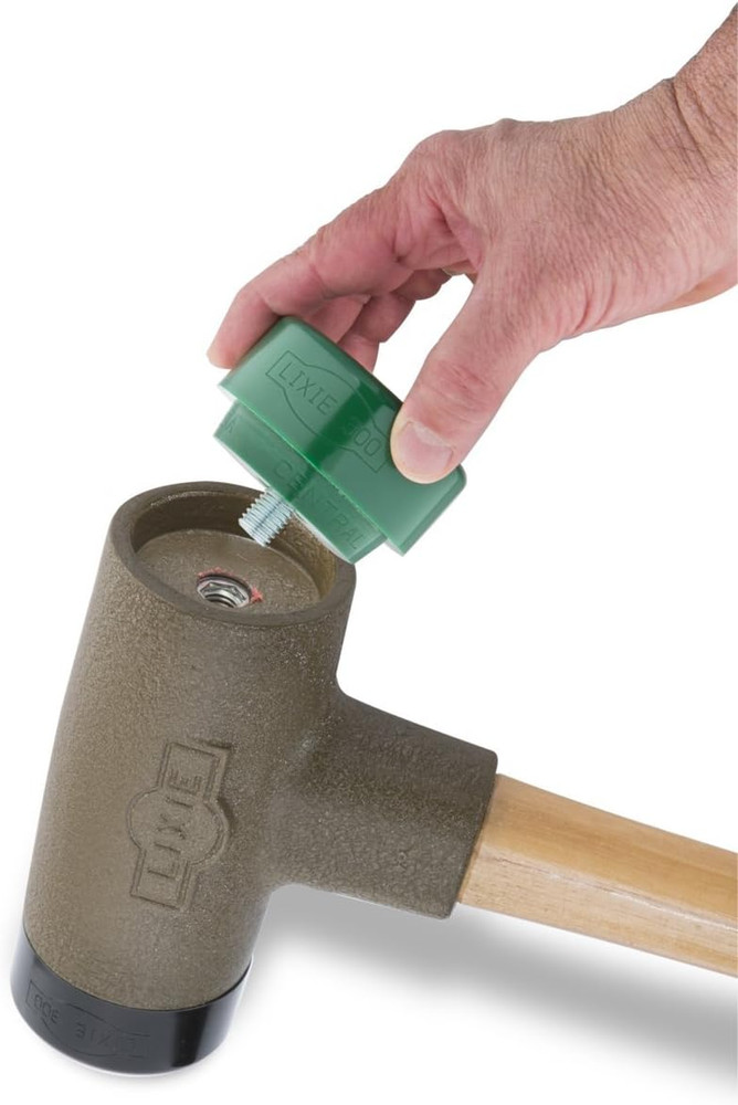 300H-MH - 168 Oz. Dead Blow Hammer - 3" Dia. Replaceable Medium & Hard Urethane