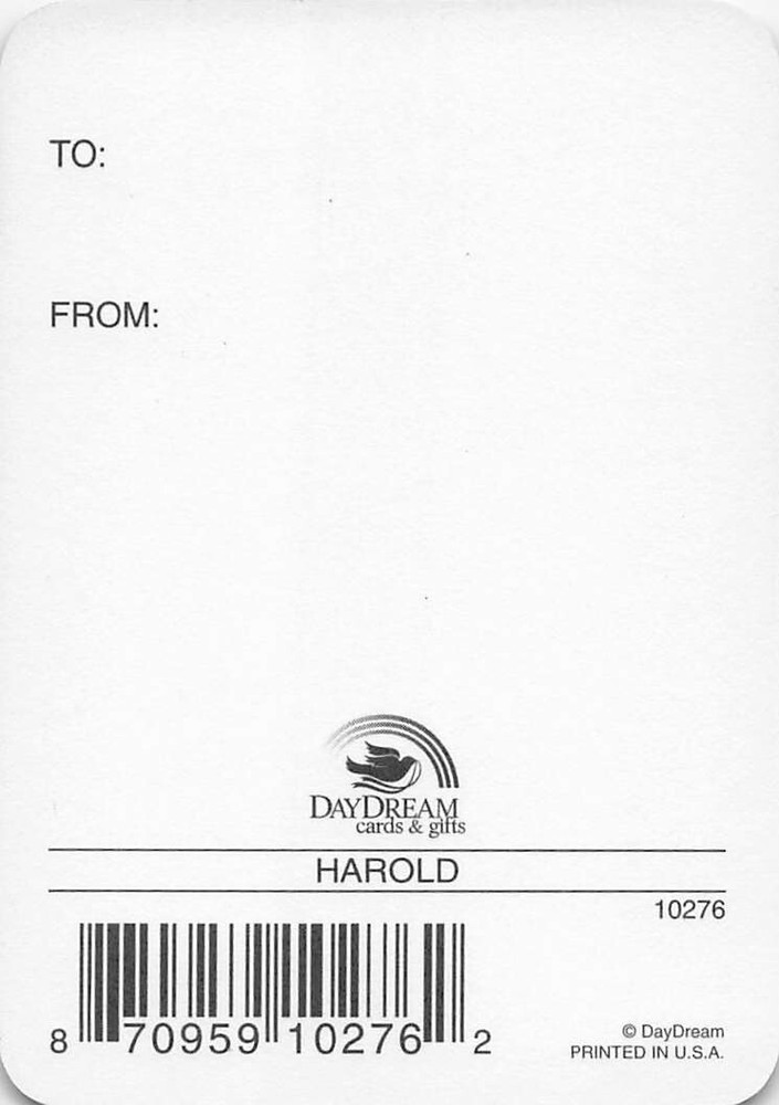 Harold "Ruler" Keepsake Name Meaning Card with Verse